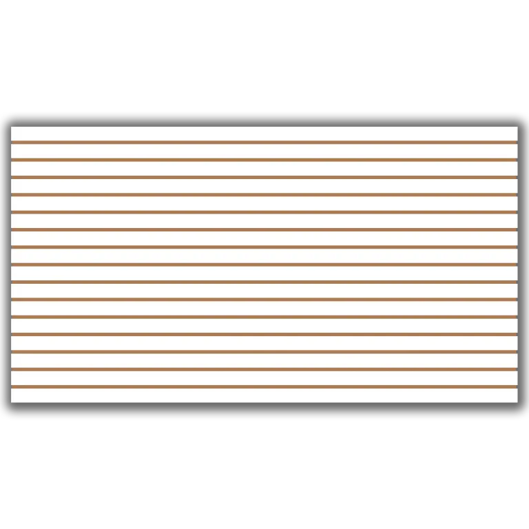 White Slatwall Panel